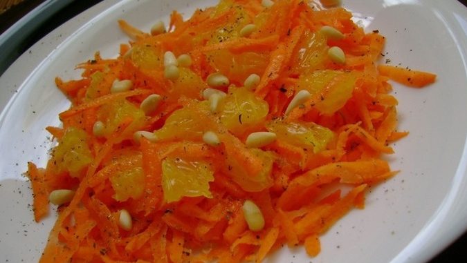 салат солнышко