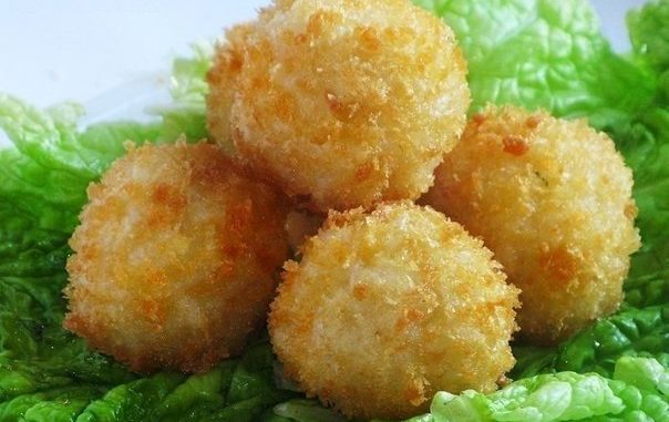 шарики с курицей и рисом