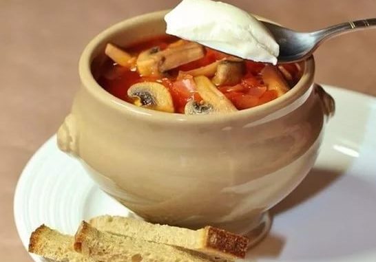 Борщ с грибами Борщ с грибами