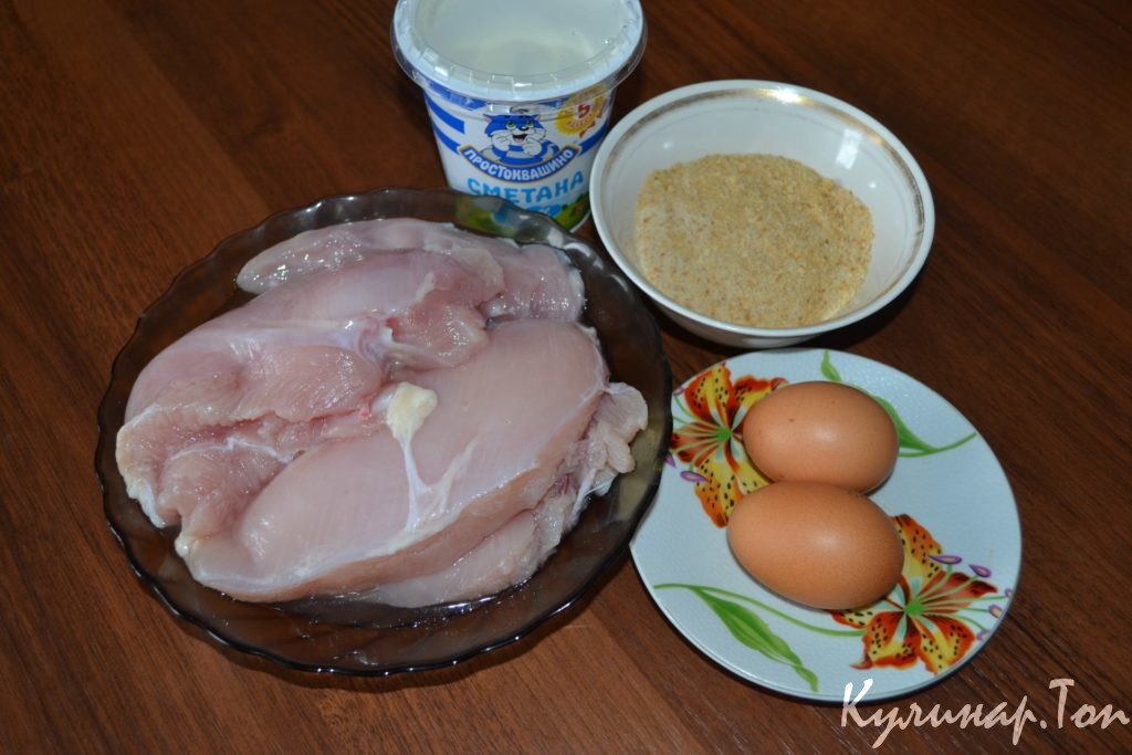 Куриная грудка в кляре