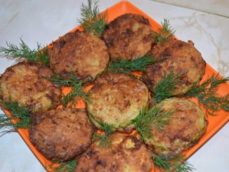 Фаршированные кабачки в кляре