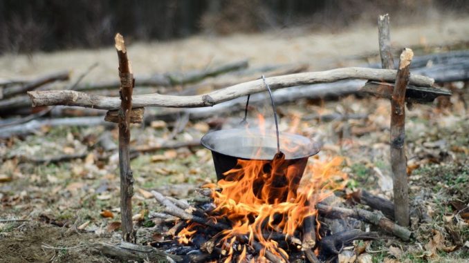 Гороховый суп на костре Гороховый суп на костре