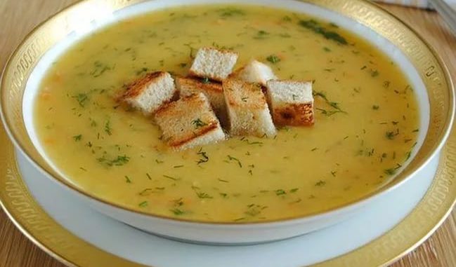 Гороховый суп-пюре с курицей Гороховый суп-пюре с курицей