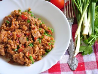 Гречка по-купечески с индейкой