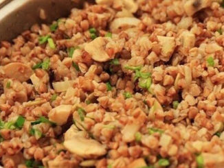 Гречка, запеченная с грибами
