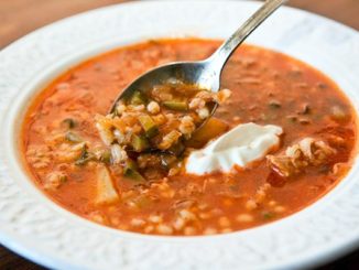 Густой куриный рассольник