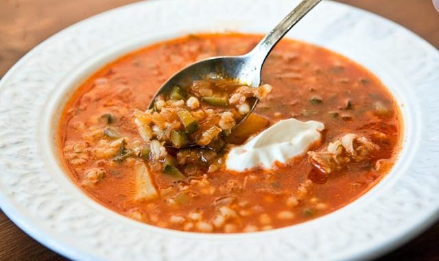 Густой куриный рассольник Густой куриный рассольник