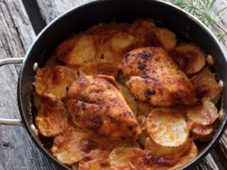 Картофельная запеканка с куриным филе