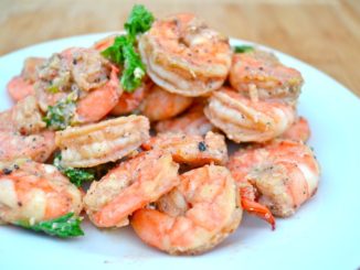 Креветки в чесночном масле