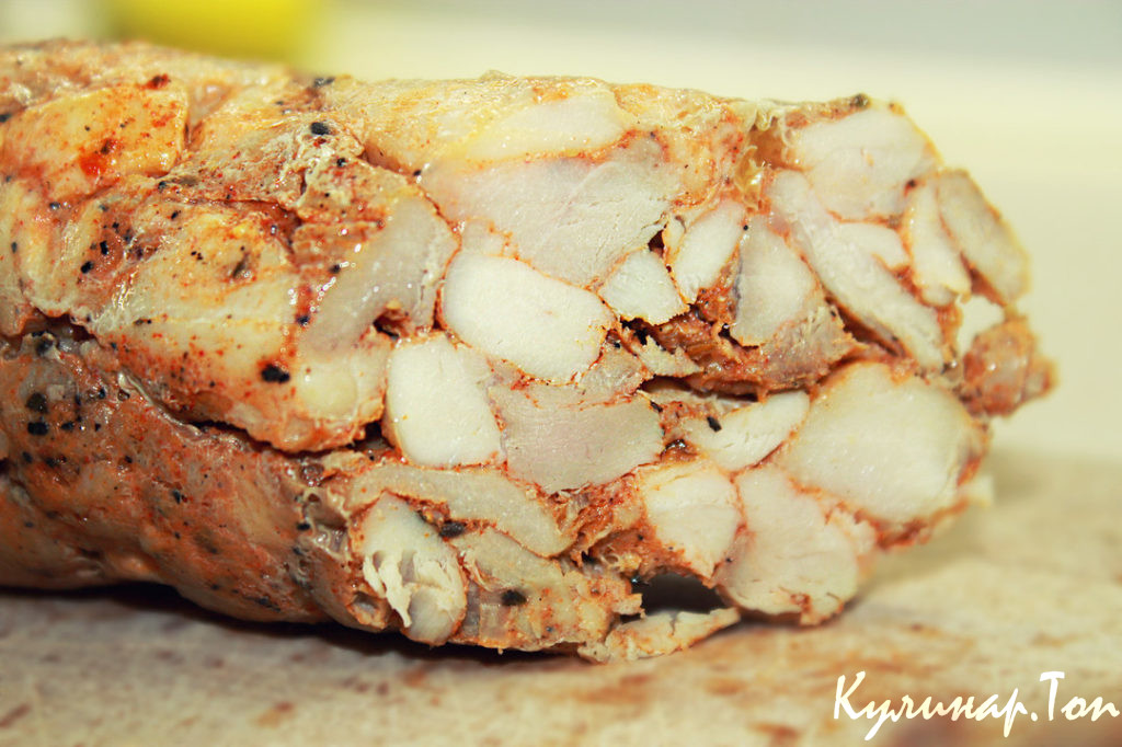 Куриная домашняя колбаса