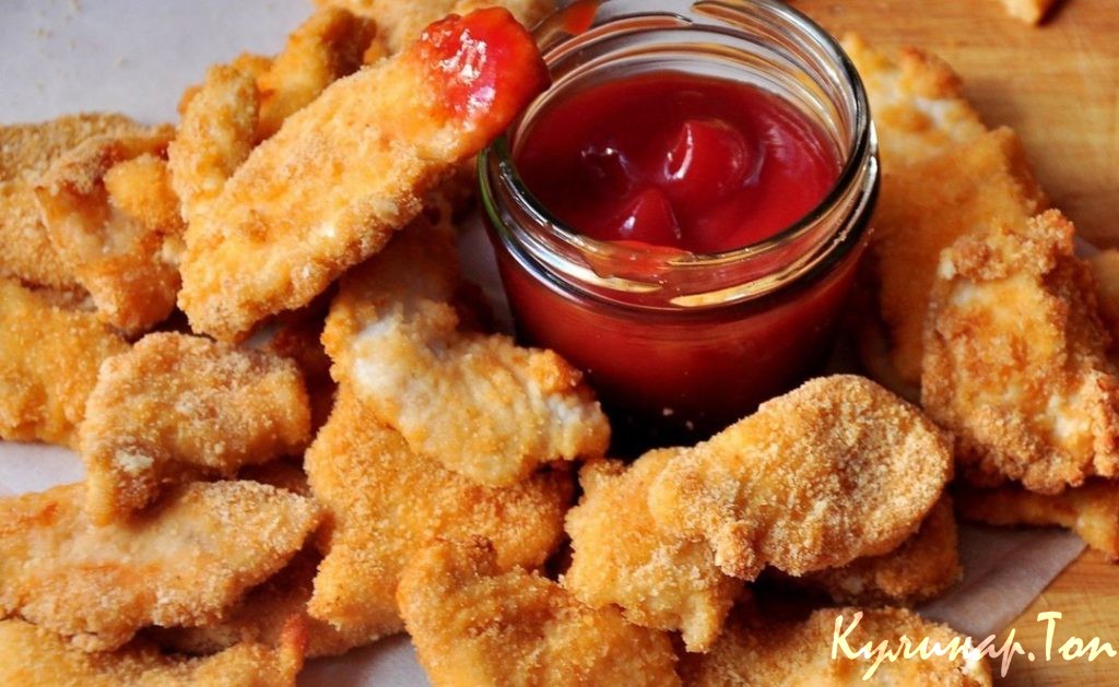Куриные наггетсы в духовке