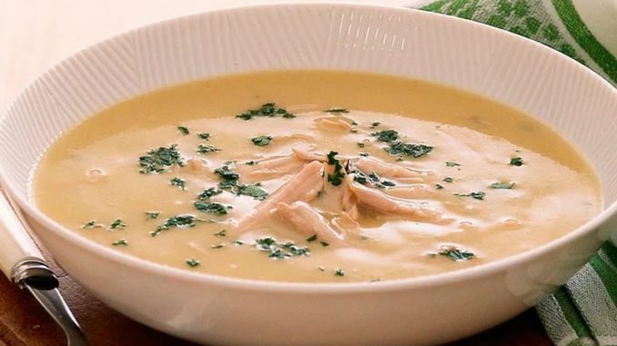Куриный суп-пюре с рисом и грибами Куриный суп-пюре с рисом и грибами