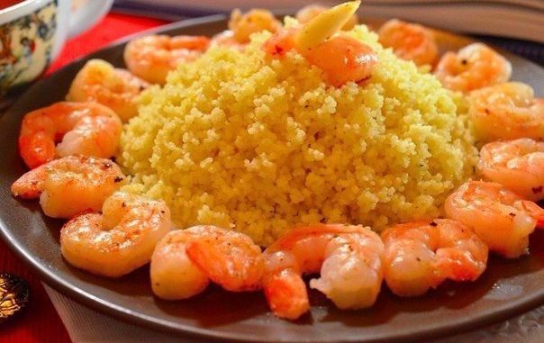 Кус-кус с креветками Кус-кус с креветками