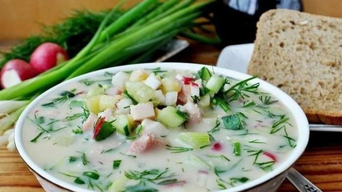 Окрошка мясная Окрошка мясная