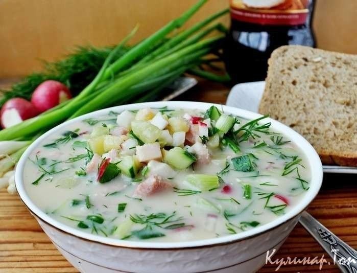Окрошка мясная