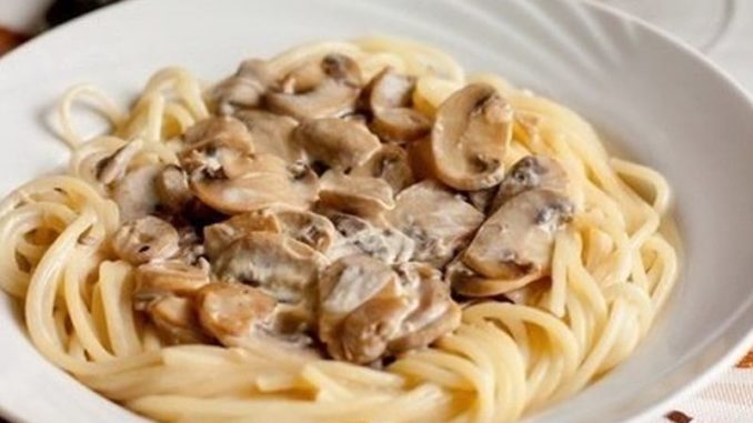 Паста с грибным соусом Паста с грибным соусом