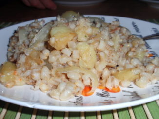 Перловая каша с картофелем