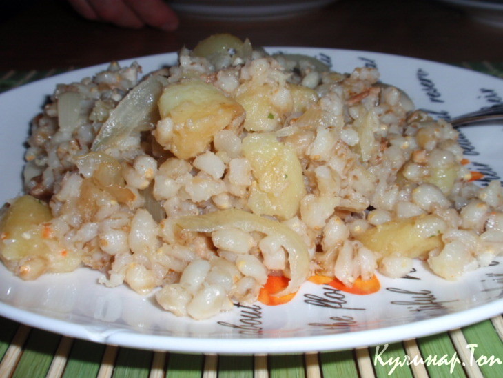 Перловая каша с картофелем