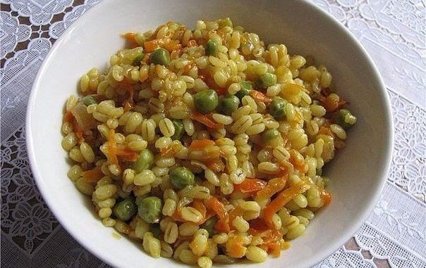 Перловка с овощами Перловка с овощами