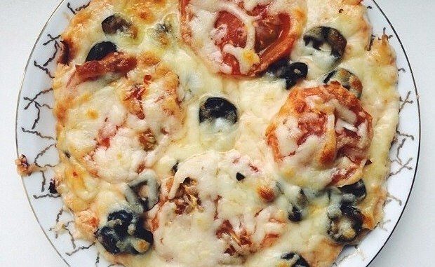 Пицца на курином тесте Пицца на курином тесте