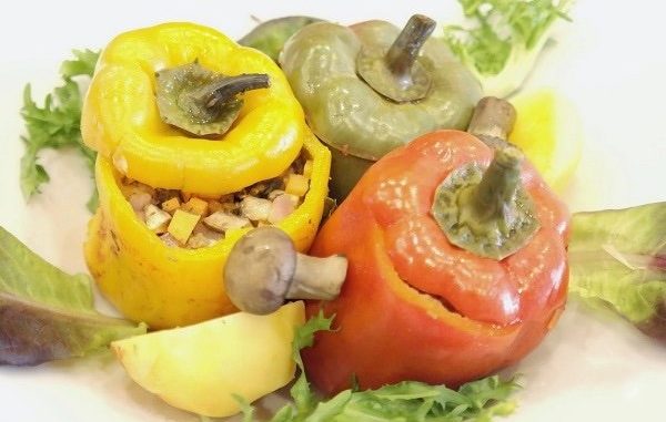 Постный фаршированный перец Постный фаршированный перец