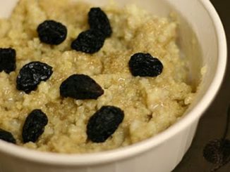 Пшенная каша с черносливом