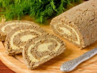 Рулет из куриной печени