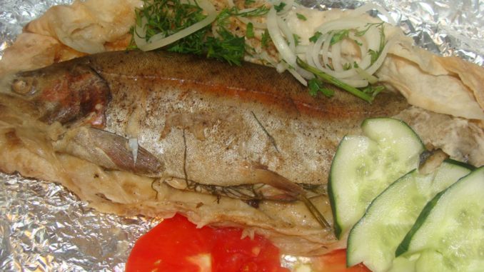 Рыба, запеченная в лаваше Рыба, запеченная в лаваше