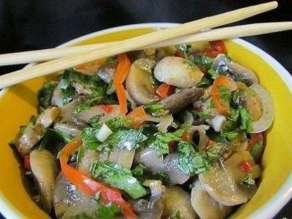 Шампиньоны по-корейски