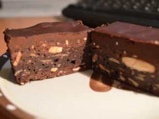 Шоколадно-миндальный брауни