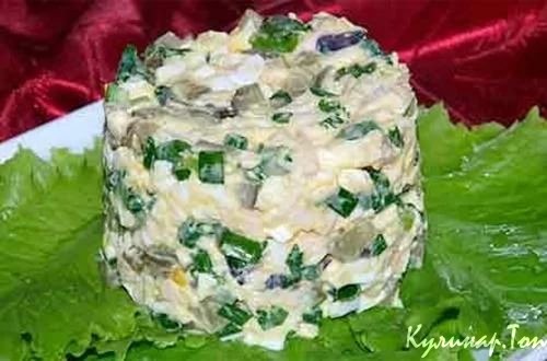 Салат из филе курицы с яйцами Салат из филе курицы с яйцами