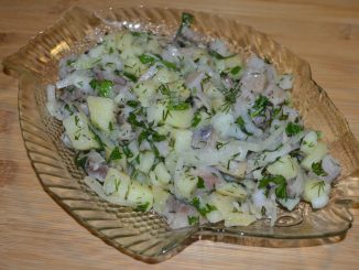 Салат с сельдью