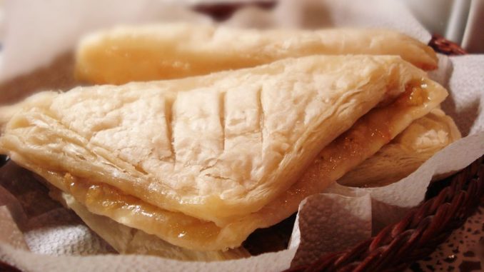 Слоёнки с банановой начинкой Слоёнки с банановой начинкой