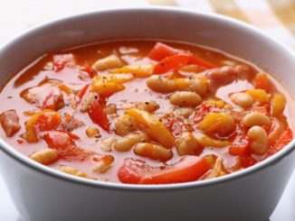 Суп из фасоли с морковью