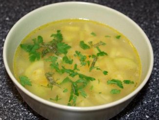 Суп из картофеля и моркови
