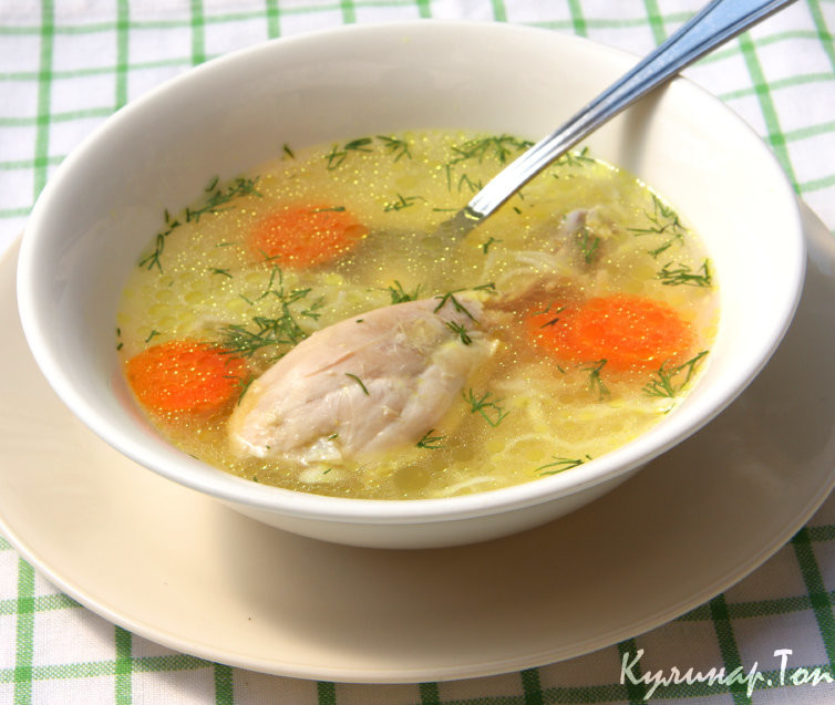 Суп из курицы с овощами