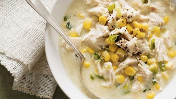 Суп с кукурузой и курицей Суп с кукурузой и курицей