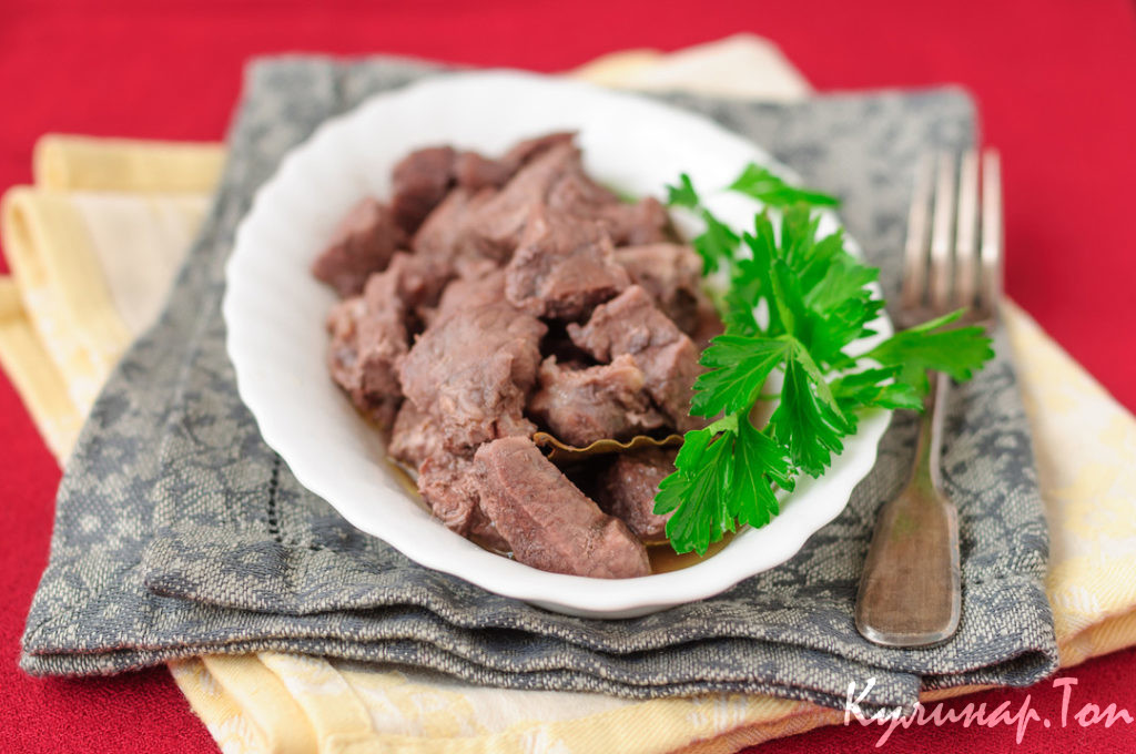 Свинина маринованная в красном вине