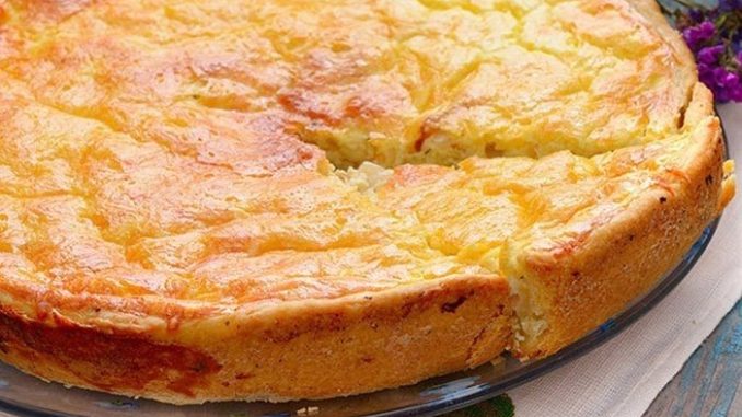Сырный заливной пирог Сырный заливной пирог