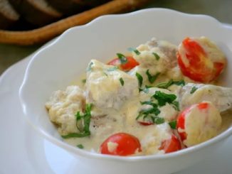 Треска, запеченная в духовке с сыром