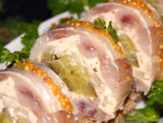 Закуска из сельди с овощами