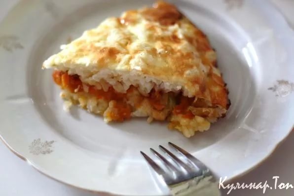 Запеканка из говядины с рисом