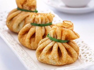 Блинные «мешочки» с жюльеном
