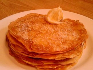 Блины с лимонной цедрой