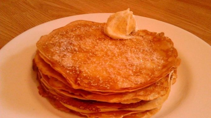 Блины с лимонной цедрой Блины с лимонной цедрой