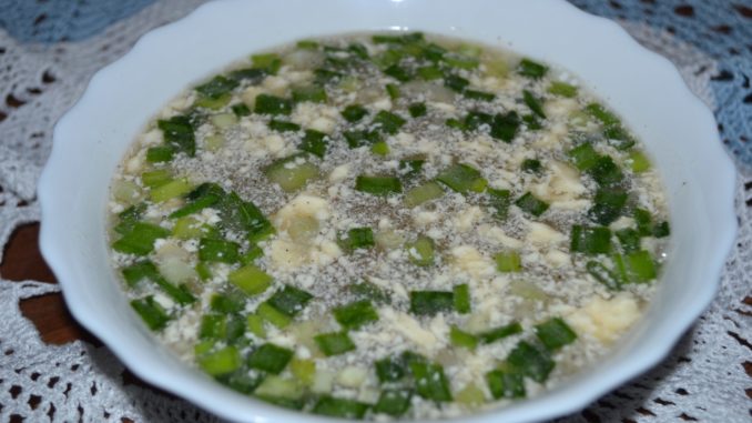 Окрошка с копченой курицей Окрошка с копченой курицей