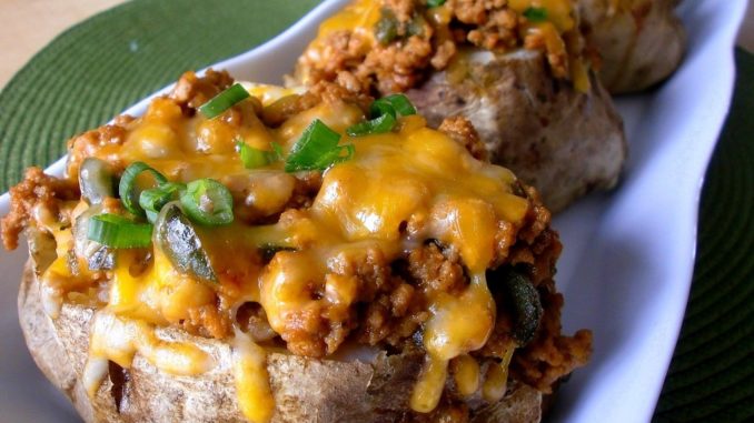 Фаршированная картошка с фаршем Фаршированная картошка с фаршем