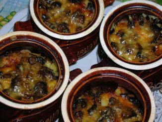 Говядина с шампиньонами