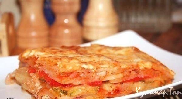 Картофельная запеканка с беконом Картофельная запеканка с беконом