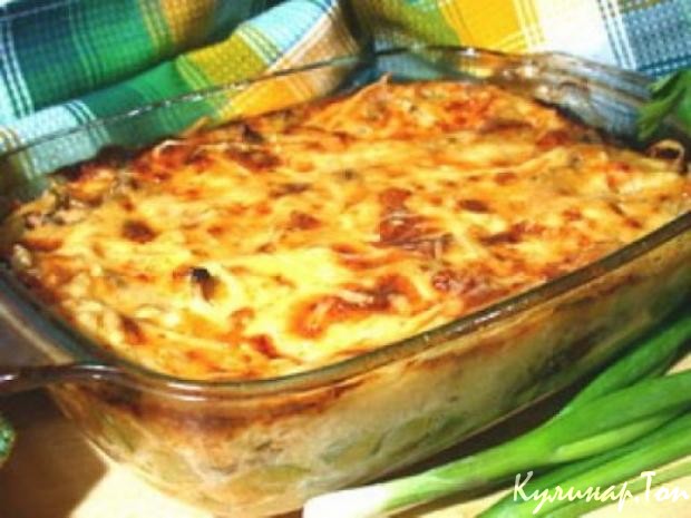 Картофельная запеканка с куриной грудкой